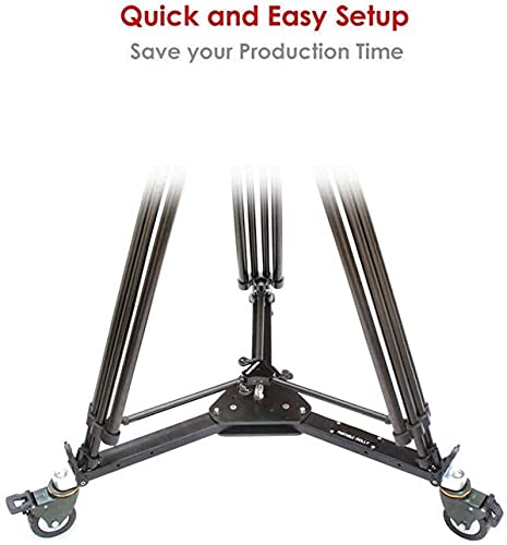 Image of FLYCITY Heavy Duty Aluminum Dolly Tripod Floor Spreader for Camera Crane Jib Stand Payload Upto 500KG /1100LBS (FC-PRT-D)