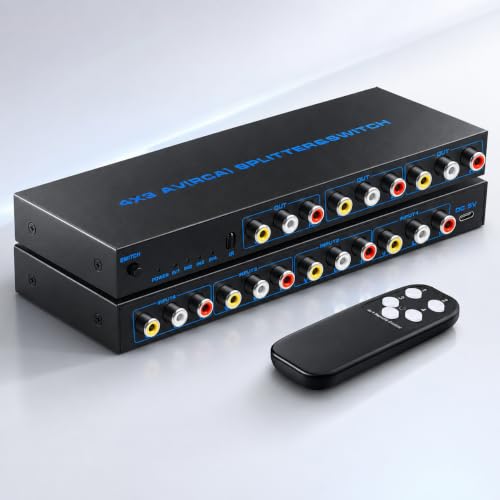 RCA Switch Box 4 In 3 Out