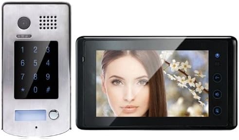 Video Door Phone Intercom Touch Screen Monitor and Password Access Control Camera System