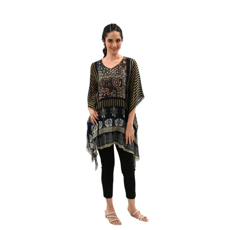 FREYAA Grace Mehendi Kaftan with Print