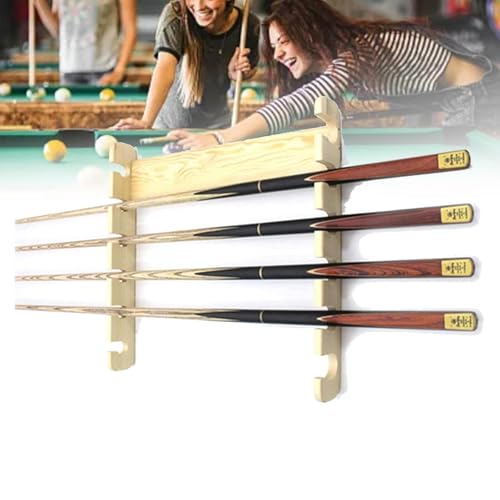 Support de queue de billard mural horizontal anti-encombrement pour club et salle de jeux