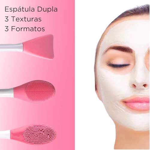 Espátula Dupla Limpeza Pele Banho Remoção Cravos Maquiagem