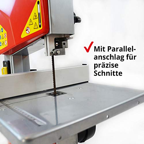 Bandsäge Hecht, 250 Watt Power für Hobby und Profi Arbeiten