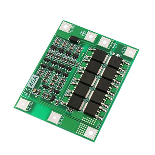 Moniss Placa de proteção de célula de íon de lítio 4S 40A Versão aprimorada Baterias de lítio BMS Ci
