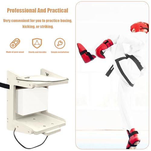liwupro Martial Arts Breaking Board Holder, Taekwondo/Karate Rebreakable Boards Martial Arts Training Rack for 11inch Board Breaking, Boxing Training Equipment Gifts