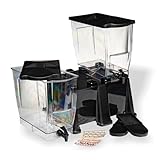 Carlisle 1085103 TrimLine Clear Premium Double Base, 7 gal. Capacity, Black