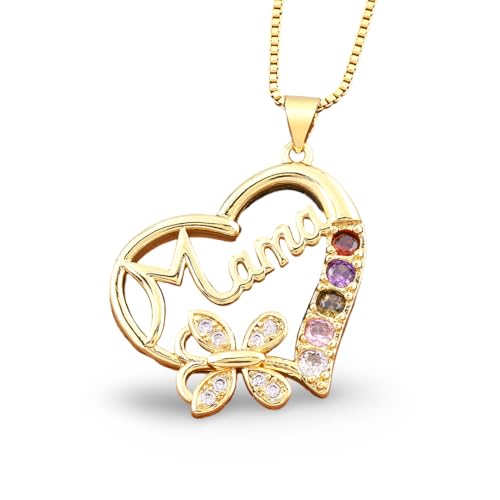 Collier Lucky Butterfly et coeur zircon pour illuminer vos tenues d'été