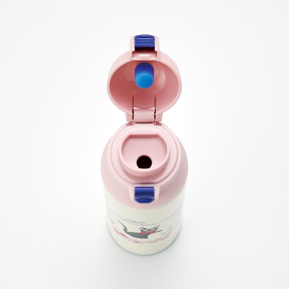 Skater SDPC5-A Mug Bottle, 16.9 fl oz (500 ml), Thermal, Cold Insulation, Stainless Steel Water Bottle, Kiki's Delivery Service, French Studio Ghibli