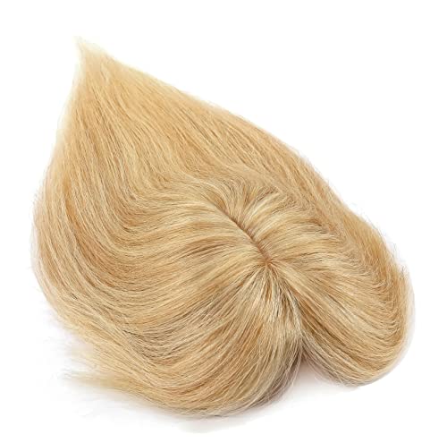 Hairro Toppers de cabello humano con flequillo 6 pulgadas 1.55 oz #18P613