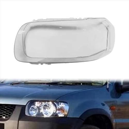 Coque de phare gauche pour Ford Escape Kuga 2005-2007 en cache transparent
