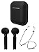 AirPod Skins, Charging Case & Straps Bundle - Stylish and Protective Wraps and Cover (Matte Black)