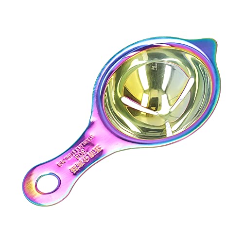 Generic Separatore Preciso di Uova Separazione Rapida Divisore per Tuorlo D' in Acciaio Inossidabile per Uso Alimentare per Uso in (COLORFUL)