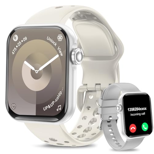 Smartwatch Uomo Donna (2 cinghie)1,83'' HD Smart Watch Con Chiamata