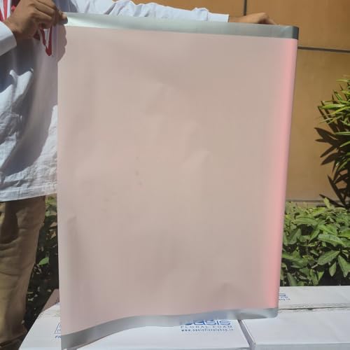 Image of Oasis Gift Wrapping Frosted Cellophane Roll For Multipurpose Hamper Packaging & Flower Bouquet Wrapping 80cmx25mtr 1 No Frosted Film Roll (y) Pink Silver)