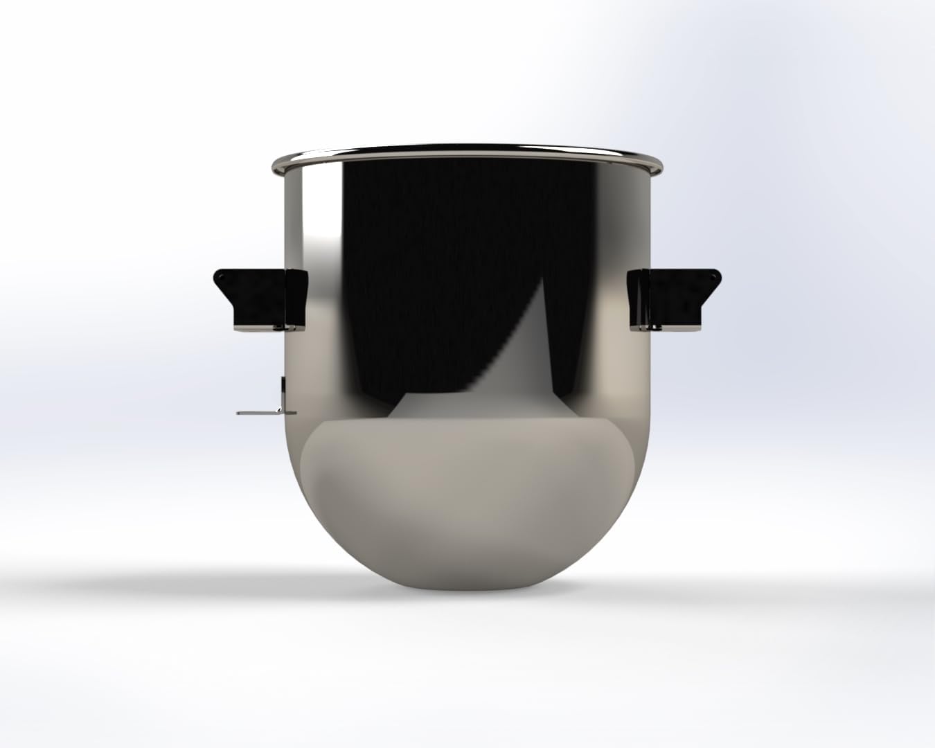 Hobart Legacy Mixer Stainless Steel Mixing Bowls for Kitchen – Durable, Rust-Resistant, Large Mixing Bowl for Cooking, Baking, and Food Prep – Stackable and Dishwasher Safe, 40 QT, HL400, HL400C