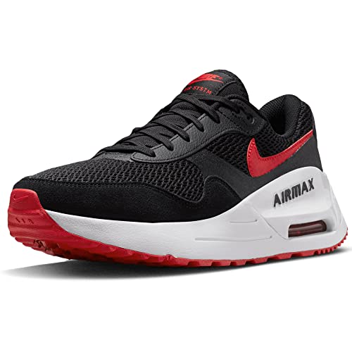 NIKE Men's Sneaker, Black University Red White, 13