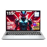 Gran pantalla Full HD de 15,6 pulgadas: Esta ordenador portátil cuenta con un diseño de 15,6 pulgadas con bisel estrecho y una pantalla IPS Full HD de 1920 x 1080p que ofrece imágenes nítidas y colores vibrantes. Su relación pantalla-cuerpo del 93 % maximiza el área de visualización, garantizando detalles nítidos y amplios ángulos de visión, ya sea que esté escribiendo documentos, viendo videos o navegando por internet. Los altavoces estéreo de alta calidad, combinados con la pantalla HD, ofrecen una experiencia de visualización de video inmersiva.