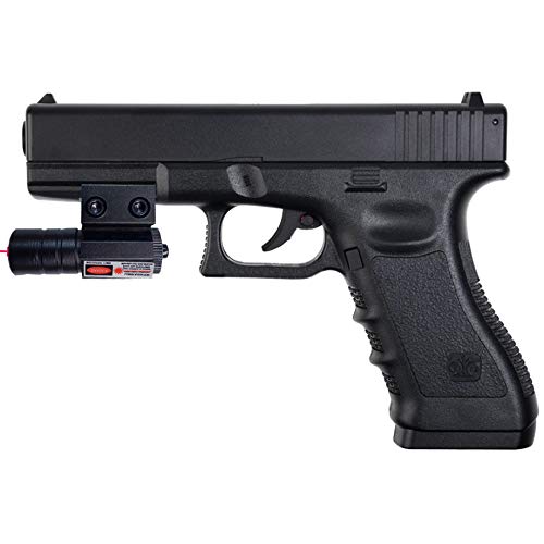 MK1 Stinger G17 LÁSER | Pack Pistola de CO2 con láser Tipo G17 - Arma de Aire comprimido (CO2) y balines BB's de Acero Calibre 4,5mm + láser