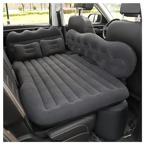 ASKKLP Cama Inflable para Asiento Trasero de Coche para Lincoln MKZ 2014-2023, Sofá Hinchable para Coche, Colchón Inflable para Coche Accesorios Coche para Viajes,A/Black