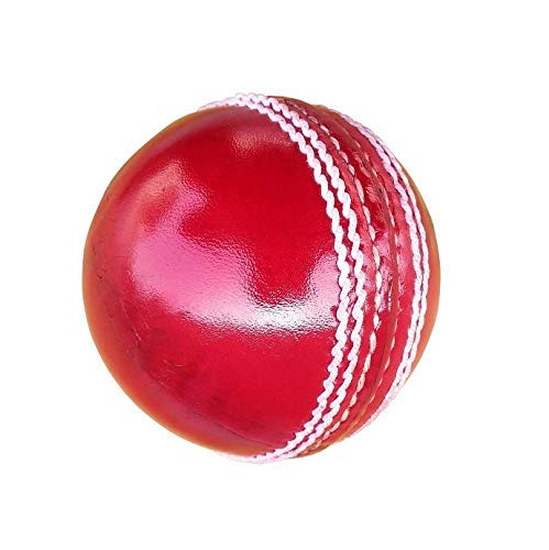 Image of SM'SAI MUSICALS Red Leather Cricket Ball 4 Piece (1 Ball)