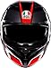 AGV K3 Striga Motorcycle Helmet Black/Gray/Red MD