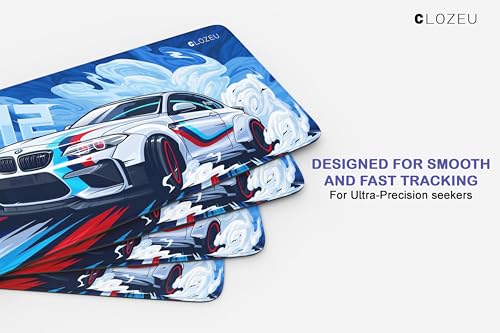 Image of Mouse Pad, Large Extended Desk Mouse Pad, Non-Slip Spill-Resistant Mousepad with Special-Textured Surface,Gamer /Office /Home 585mm x 280mm (Car Print Mouse pad)
