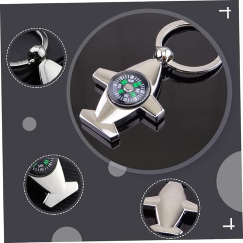 Set 3 brújulas mini para escalar, colgante portátil miniatura 5