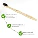 Charcoal Bamboo Toothbrush, YIMICOO Biodegradable Natural Organic Toothbrushes Eco-Friendly Soft BPA Bristles (Packs of 10, Black and White Bristles)