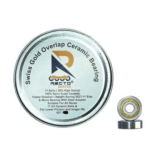 Image of Recto Skates Swiss Gold Overlap Speed Bearing 627|608 (16, 608)