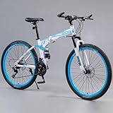 Bicicleta De Montaña Plegable De 26 Pulgadas,24speed