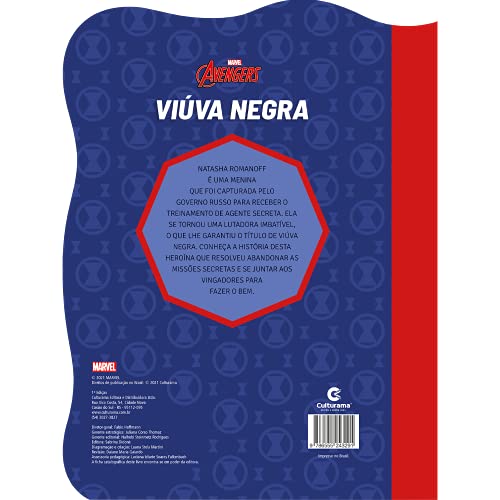 Livro Recortado Marvel Viúva Negra