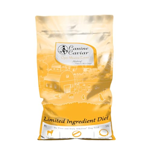 Canine Caviar - Open Meadow: Lamb & Pearl Millet Alkaline Dry Dog Food, Limited Ingredients, Gluten-Free, Based on Science & Research, Veterinary Alternative Diet (22...