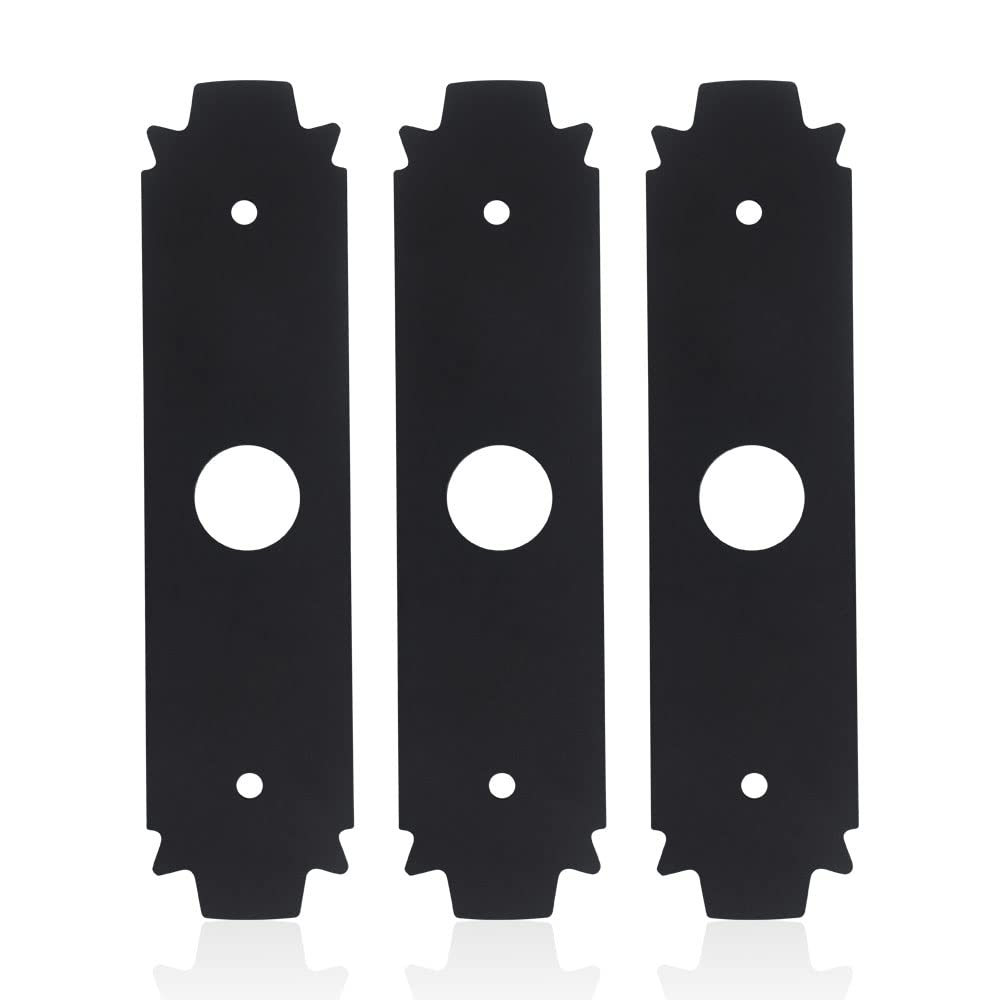 Lame de bordure réversibles en acier de 20,3 cm AMTHKNO AC04215 lot de 3