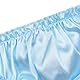 Satini Satin Rüsche Sissy Tanga Tanga Boy-Shorts Slips Höschen Unterwäsche (Baby blau, L)
