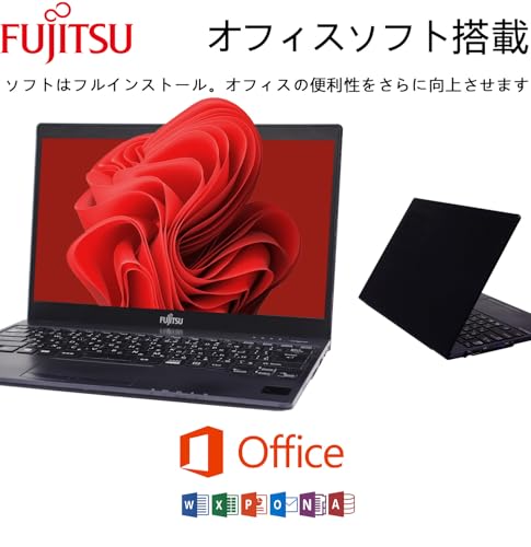 【整備済み品】 超薄型 フルHD 富士通 LIFEBOOK U937/U938 13.3型FHD(1920x1080)/Windows11/第7世代Core i5-7300U/Webカメラ内蔵/HDMI/Office 2019/在宅勤務 仕事用 学習用 初期設定済 (2)重さ:799g/メモリ:8GB/SSD:512GB)