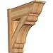 Ekena Millwork OUT08X22X22OLY01RDF Olympic Rough Sawn Traditional Outlooker, 8" Width x 22" Depth x 22" Height, Douglas Fir