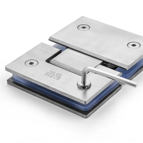 Charnière de porte en verre pliable pour optimiser l'espace douche - 8