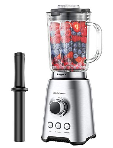 Elechomes Blender, Professional Blender for Shakes and Smoothies, High-Speed Smoothie Mixer with 64