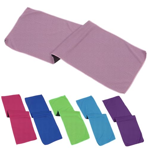 TOYANDONA 6 Piezas Toallas de Enfriamiento Microfibra Suaves y Transpirables para Gimnasio Deportes Yoga Secado Rápido Portátil para Hombres y Mujeres
