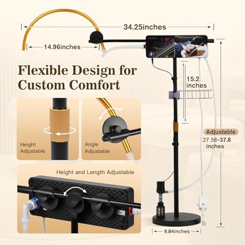 Massage du cuir chevelu à cascade japonaise chez soi avec cet évier de spa autonome réglable