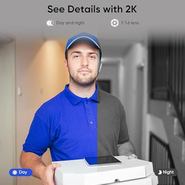 Smart Lock with Camera Keyless Entry Door Lock 2K Video WiFi Deadbolt Fingerprint Keypad App Remote Control Compatible with Alexa&Google Assistant for Rental Property Backup Key Easy Install