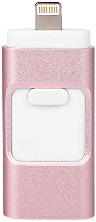 XZANTE OTG USB Flash Drive For Apple iPhone iPad iPod Mobile USB Flash Disk Business USB Stick Flash Pen Drive(64G Rose Gold)