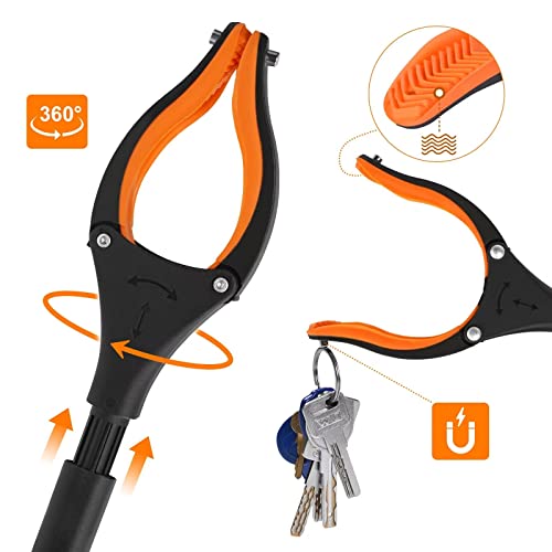 43-Extra-Long-Grabber-Tool-Foldable-Grabbers-for-Elderly-Grab-It-Reaching-Tool-with-Rotating-Jaw-Magnets-4-Wide-Claw-Opening-Reacher-Grabber-Pickup-Tool-Grabber-Reacher-Tool-Heavy-Duty