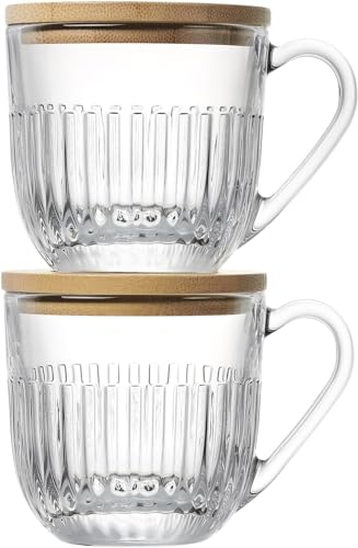 La Rochere Quessant Covered Latte Mug Set Of 2 - Glassware Sets
