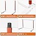 NELOMO Adjustable Hurdle Training Hurdle Track and Field Equipment Professional Track and Field Hurdles with Counterweight for Personal Training Track and Field Competition (1)