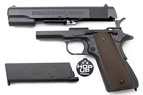ARMY R31-C COLT A1 M1911 [リアル刻印モデル] Black Barrel ガスブローバック パーツセットkit // コルト キンバー COLT'S KIMBER ガバメント [CO2マガジン対応フレームとなります] R31-C-BK