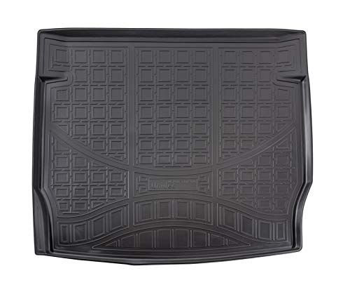 Norm Liners | Tapis De Coffre en Caoutchouc TPE Toutes Saisons pour 1 Series F20 / F21 3/5P. Berlina 2011-2019, Bord Haut, Noir, Antidérapant
