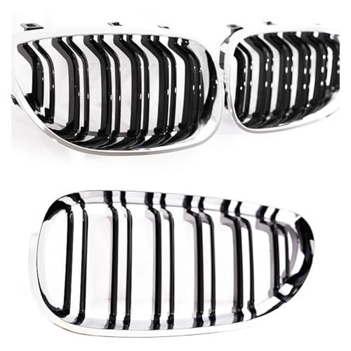Calandre E60 E61 M5 Chrome Black : Solution Remplacement Grille Avant Vieillie