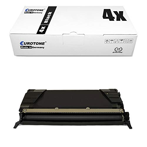 Eurotone Toner Optra C 734 736 738 pour corriger les impressions claires avec cartouche noire