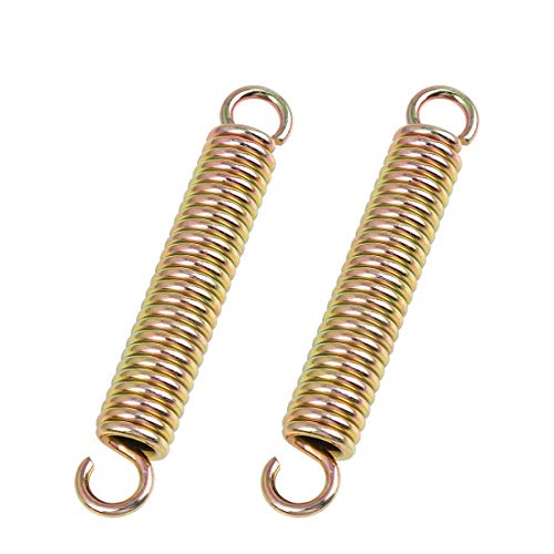 sourcing map 9cm Muelle Para Caballete Resorte De Retorno De Soporte Lateral De Pata De Cabra para Motocicleta 2Pcs